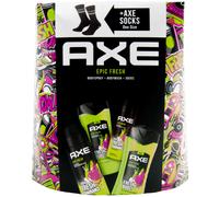 Axe Set Regalo Epic Fresco 1 Set= 2 X Deodorante + Gel Doccia +1 Paio Calzini