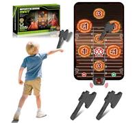 Axe Throwing Game Set Axe e Star Throwing Target Fun Backyard Indoor Outdoor Sport Party Play Giocattoli per bambini Adulti Regali di compleanno per 3 4 5 6 7 8 9 10 11 12 anni Ragazzi Ragazze