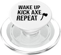 Axe Throwing Party Decorations Ax Wake Up Kick Axe Repeat PopSockets PopGrip per MagSafe