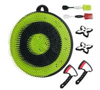 Axe Throwing Yard Game - Kids Safety Darts Sports Toy, High Density Secure Stick Target, Stabilized Ground Stake Frame, Indoor Outdoor Patio Carnival Party Activity Set | For Family Backya