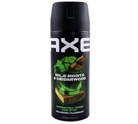 Axe WILD MOJITO Deodorante Spray 48H 0% Alluminio 150 ml - Nuovo Design