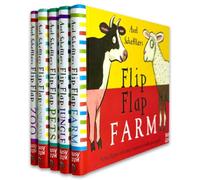 Axel Scheffler's Flip Flap Series 5 Books Collection Set Pack 1 (Farm, Jungle, Pets, Zoo & Minibeasts)