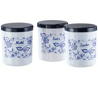 Axentia 231193 - Set di barattoli con cipolle Decorative, 1,1 l 3 Pezzi