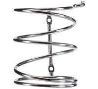 Axentia Bad 282014 - Supporto per asciugacapelli Escala, Rotondo con Gancio, 9,5 cm
