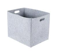 axentia Cestino in feltro, grigio, ca. 45 x 35,5 x 34 cm