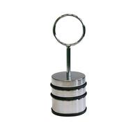 axentia Fermaporta con manico in acciaio inox, Ø ca. 7 cm, altezza ca. 20 cm