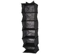 axentia Organizer Armadio pensile con 6 Scomparti Sofia, portaoggetti da Appendere, scaffale per Armadio, ca. 28 x 112 x 28 cm, Grigio