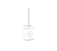 Axentia Paris scopino per WC, Ceramica, Bianco Antico, ca. 10.5 x 10.5 x 37 cm