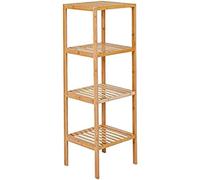 axentia scaffale bambù, 4 ripiani, colore legno