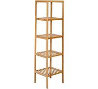 Axentia scaffale bambù, 5 ripiani, colore legno