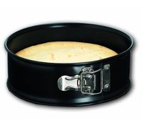 Axentia Tortiera a Cerniera 18 cm Ø - Teglia per Torta Rotonda con Base incl. - Tortiera Antiaderente apribile in Alluminio Nero - Tortiera Tonda con Bordo 8 cm