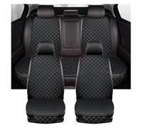 Axexnejv Coprisedili Macchina Per MITSUBISHI Per Outlander Per ASX Per Eclipse Per Lancer Per Pajero Per Zinger Coprisedile Per Auto In Similpelle Coprisedile Auto(Black 5 Seat)