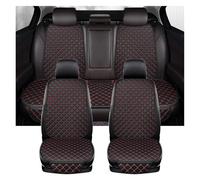 Axexnejv Coprisedili Macchina Per MITSUBISHI Per Outlander Per ASX Per Eclipse Per Lancer Per Pajero Per Zinger Coprisedile Per Auto In Similpelle Coprisedile Auto(Black Red 5 Seat)