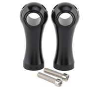 Axexnejv Riser Motocicletta Kit di Montaggio Universale per Morsetto Riser Manubrio Moto da 4 Pollici 25MM 32MM Riser Manubrio(25.5MM Black)