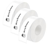 AXFEE 1 Rotoli Etichette Adesive Termiche, 14mm×40m Nastro Carta Etichetta | Nastro per Etichette Termiche, Gap, per Nelko P21, NADAIIN N12, ORGBRO X1, ORGSTA S001, POLONO P31S-Bianco