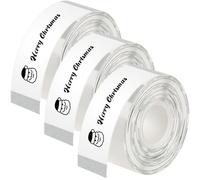 AXFEE 3 Rotoli Etichette Adesive Termiche, 14mm×40m Nastro Carta Etichetta | Nastro per Etichette Termiche, Gap, per Nelko P21, NADAIIN N12, ORGBRO X1, ORGSTA S001, POLONO P31S-Trasparente