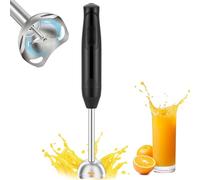 AXFEE 400W Frullatore a Immersione, Preciso e Potente, Impugnatura ergonomica, in Acciaio Inox, con Cappa Antispruzzo, Facile da Pulire, per Pappe, Zuppe, Frullati, Puree