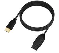 AXFEE Adattatore Convertitore da N64 a HDMI, Compatibile con N64/NGC/SNES, Lunghezza del Cavo 150 cm, Adattatore HDMI N64 Tutto in Uno, Convertitore Video HD per Console di Gioco, Plug and Play - Nero