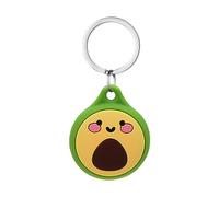 AXFEE Airtags in Silicone Lavabile, Porta Air Tag per GSP Apple, Airtag Cover per Chiavi Zaini e Animale, Portatile, Anti-graffio, Mantiene un Segnale Forte-Avocado