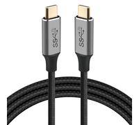 AXFEE Cavo di prolunga USB C, 2 m, USB 3.2, cavo di prolunga da maschio a maschio, supporta trasmissione dati 20 Gbps, 4 K a 60 Hz, con iPhone 15 Pro Max, MacBook Pro, Galaxy, Huawei