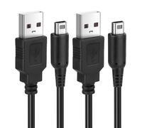AXFEE Cavo di Ricarica per 3DS, 2 confezioni di Caricabatterie 3DS, Cavo di Ricarica USB da 1.2 m, per New 3DS XL/3DS XL/New 2DS XL/2DS/Dsi XL