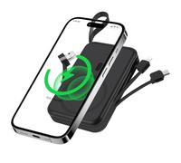 AXFEE Power Bank, 10000mAh Wireless Magnetico PowerBank, PD 22.5 W Ricarica Rapida con Display LED USB-C Pacco Batteria, Compatibile per iPhone 16/15/14/13/12 Serie, Watch 10/9/8/5/4/Ultra