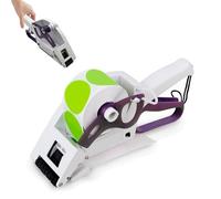 AXGCAA Applicatore di Etichette Portatile, applicatore di Codici a Barre Manuale Portatile, Larghezza Etichetta da 22 a 35 mm o da 22 a 80 mm, etichettatrice per Bottiglie Rotonde Piatte(Large)