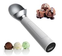 AXGCAA Paletta per Gelato riscaldata Intelligente, Paletta per Gelato termostatica elettrica con Display Digitale a LED, Funzionamento Senza Pulsanti, capacità 2 Oz, Facile da Raccogliere Gelato Duro