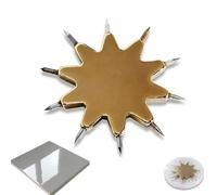 AXGCAA Tester di Durezza Mohs a Graffio, Penna per Test di Durezza 1-10 con Design a Stella, Facile Utilizzo con Una Sola Mano, Marcature Chiare, Struttura Robusta; Ideale per Test su Rocce