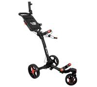 Axglo Trilite, Carrello Manuale a 3 Ruote Unisex, Nero/Rosso, Taglia Unica