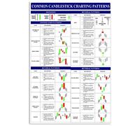 AXHNG Vintage Candlestick Patterns Cheat Sheet Where Kids Can Gain Infografica Conoscenza Poster Metallo Alluminio Targa 20x15 Pollici Decorazione Della Parete