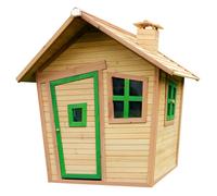 AXI Alice Casa Bambini in legno FSC | Casetta da gioco per giardino / esterno in marrone & verde | Casetta da giardino per bambini