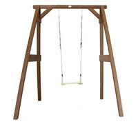 AXI Altalena singola in legno in marrone | Altalena indipendente per bambini con seggiolini in legno | Altalena solo per giardino / esterno