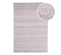 AXI Bali Tappeto da esterno, rosa, rettangolare | Tappeto per terrazzo esterno impermeabile per piccole aree salotto all'aperto | Giardino/balcone/patio 140x120 cm / Spessore: 5 mm | Sostenibile