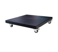 AXI Base per Ombrellone con Ruote in Granito Nero | con Freni per Giardino/Terrazza | Adatta per ombrelloni Sospesi Fino a 3 x 3 m | 90 kg