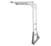 AXI Beach Tower telaio di legno per arrampicata in grigio e bianco | modulo aggiuntivo per il parco giochi Beach Tower | accessorio per arrampicata 2057 cm
