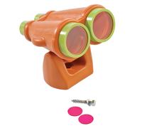 AXI Binocolo di plastica in verde e arancione | Accessorio per Casetta o parco giochi