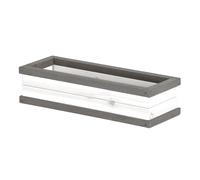 AXI Flower Box in legno | Accessorio per Casetta o parco giochi in grigio e bianco