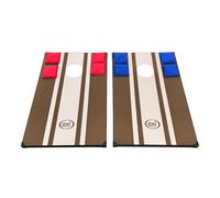 AXI Gioco del Cornhole con 2 tavoli - Gioco del Lancio del sacco per esterni/interni - Include 8 sacchetti da cornhole e borsa per il trasporto - Tavolo pieghevole in legno - 91x60 cm