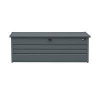 AXI Miles Cassapanca da Esterno in Metallo Antracite 1000 | Baule da Esterno/giardino con base e serratura | Baule da Giardino / bBule da Esterno Impermeabile per attrezzi da giardino 185 x 82 x 75 cm