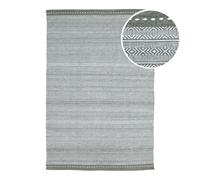 AXI Rhodes Tappeto da esterno, verde, rettangolare | Tappeto per terrazzo esterno impermeabile per piccole aree salotto all'aperto | Giardino/balcone/patio 160x230cm / Spessore: 5 mm | Sostenibile