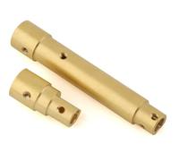 Axial- Brass Front Axle Tube Set (60g): PRO Auto, Multicolore, AXI332011