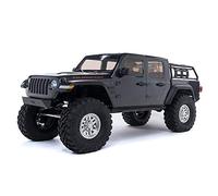 Axial RC Truck 1/10 SCX10 III Jeep JT Gladiator Rock Crawler con Portali RTR (batterie e caricabatterie non inclusi), grigio, AXI03006BT1