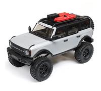Axial RC Truck 1/24 SCX24 2021 Ford Bronco 4WD Camion spazzolato RTR (viene fornito con tutto il necessario), grigio, AXI00006T2