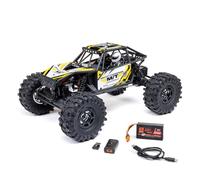 Axial RC Truck UTB18 Capra 4WS 1/18th 4x4 RTR (fornito con tutto il necessario per funzionare), giallo, AXI-1750T2