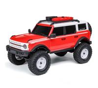 Axial SCX24 Ford Bronco Heritage Edition 4X4 Ready to Run RC Rock Crawler, 1:24, motore a spazzola, fuoristrada, telecomandato, coppia extra, con batteria e caricabatterie, rosso