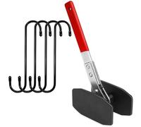 AXILYZE Strumento di Compressione per Pinza Freno con 4 Ganci per Pinze, Strumento Universale per Compressore Pinza Freno a Disco, Compressore per Pistone Freno per Riparazione Freni Auto