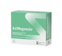 Aximagnesio 20 bustine, Integratore alimentare di magnesio ad alta biodisponibilità da 8 fonti di magnesio