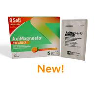 AXIMAGNESIO RICARICA - 8 Sali Magnesio, Potassio. Vit. C e L-Arginina - 20 bust.