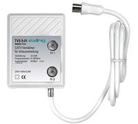 Axing Amplificatore a banda larga TVS 8-01 con 2 uscite (2 x 12 dB) per cavo DTT e FM o TV